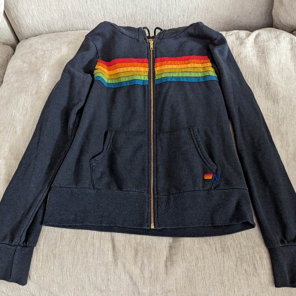 Aviator Nation 6 Stripe Hoodie